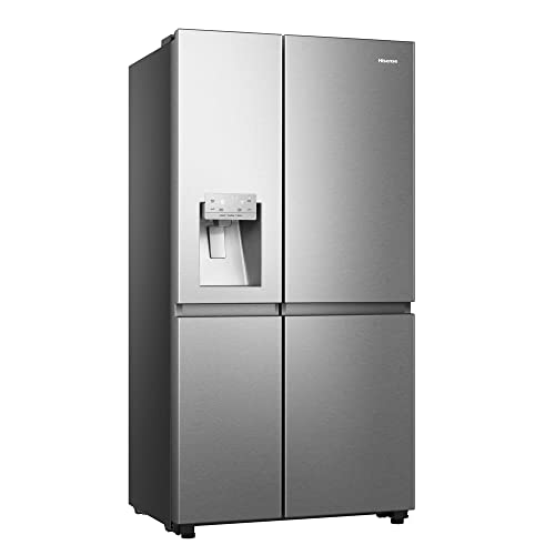 Hisense Rs818N4Tie Frigorifero Side By Side, 632 L, Classe E, Inox