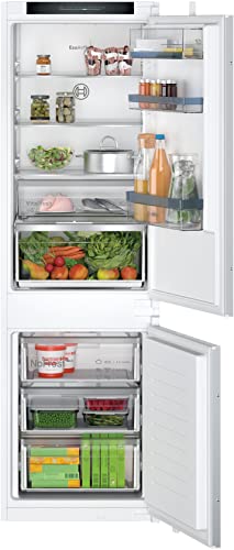 Bosch Kin86Vse0 Serie 4 - Frigorifero Da Incasso, 177,2 X 54,1 Cm, Raffreddamento 184 L + Congelatore 76 L, Cerniera A Traino, Vitafresh Xxl Freschezz