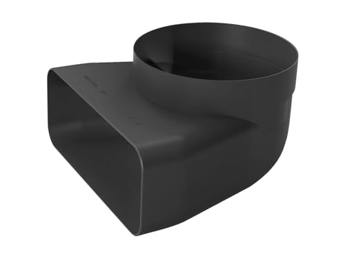 Neff Z861Si1 - Accessori Di Installazione Per Cappe/Connettore Rotondo Piatto Con Angolo Di 90° Integrato Per Dispositivi Con Uscita Dell'Aria Circola