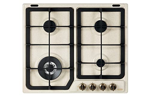 De'Longhi Avf 46 Pro Piano Cottura Da Incasso 60 Cm, Comandi Frontali, Avena
