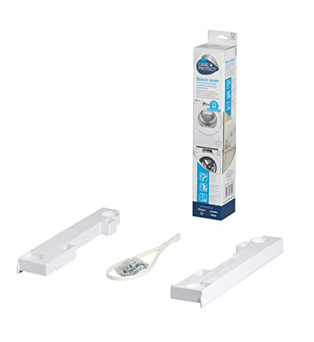 Care+Protect Kit Sovrapponibile Per Lavatrici E Asciugatrici, Adatto Per Lavatrici Con Profondità 40-47 Cm, Compatibile Con Asciugatrici Candy, Hoover