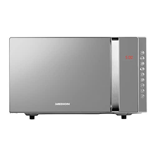 Medion, Forno A Microonde 3 In 1, Con Funzione Grill E Aria Calda, Md 17495, 800 Watt Di Potenza, Grill Superiore Da 1200 Watt, 23 Litri, Colore: Arge