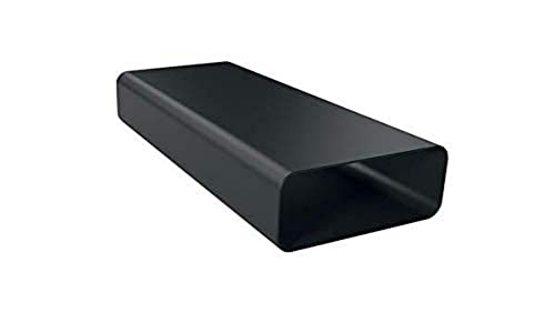 Neff Z861Sm2 - Accessori Di Installazione Per Cappe Aspiranti, Tubo Piatto, Diritto, 1000 Mm, Colore: Nero