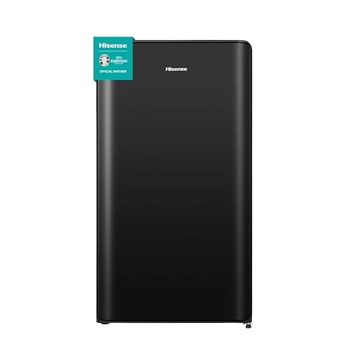 Hisense Rr106D4Cbe- Frigorifero A Porta Singola, Tavolo Superiore, Congelatore, Classe E, Capacità 82 L, Altezza 87 Cm, Congelatore Freeze Zone, Casse