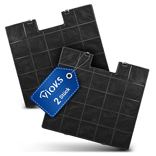 Vioks Ah004 - 2 Filtri Ai Carboni Attivi Per Cappe Aspiranti, 300 X 280 Mm, Ricambio Per Gorenje 180177 322147
