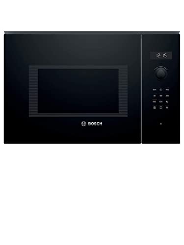 Bosch Bel554Mb0 Serie 6 - Microonde Da Incasso / 900 W / 25 L / Piatto Girevole 31,5 Cm / Cerniera Porta Sinistra / Nero / Autopilot 8 / Funzione Gril