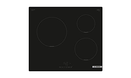 Bosch Puc611Bb5E Encimera Inducción Encastrable 60 Cm. 3 Zonas Color Negro/Terminación Cristal Touchselect Zona De 24 Cm.