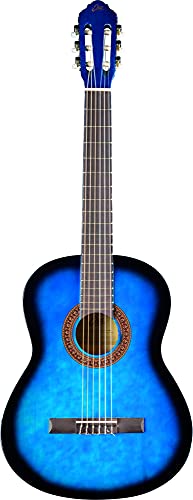 Eko Guitars - Cs-10 Blue Burst Chitarra Classica Serie Studio, Colore Blue Burst