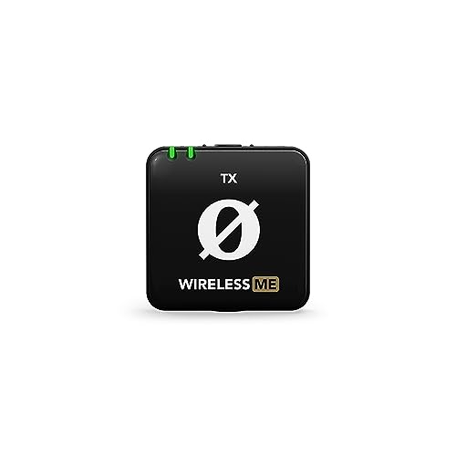 Trasmettitore Wireless Me Tx Røde - Trasmettitore Wireless Ultra-Compatto Con Microfono Integrato, E Raggio Di Oltre 100M Per Filmmaking, Interviste E