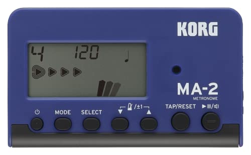 Korg Ma-2 Lcd Metronomo Digitale Compatto, Blue/Nero