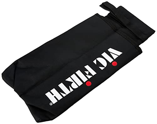 Vic Firth - Borsa Per 2 Paia Di Bacchette Per Batteria Per Rullante Da Marcia - Nere Con Vf Logo