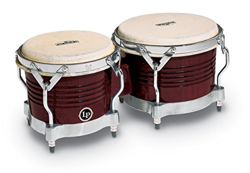 Lp Latin Percussion Lp811006 Matador Bongo, Legno, Almond Brown, Hardware Cromato M201-Abw