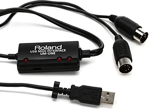 Roland Interfaccia Usb Midi U-One Mk2, Alimentata Da Bus Usb, Compatibile Con Kit Di Connessione Fotocamera Mac/Pc/Ipad/Apple Ipad