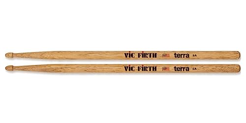 Vic Firth Bacchette Della Serie American Classic Terra 5At American Hickory Punta Di Legno Confezione Da 4 Paia