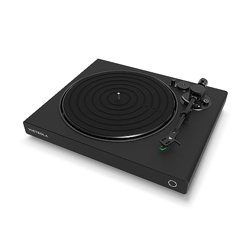 Victrola Vpt-1500-Blk Onyx - Giradischi Audio Bluetooth Ad Alta Risoluzione (Nero)