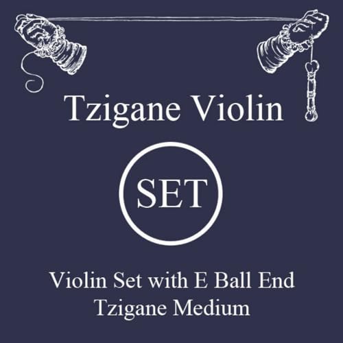 Larsen Strings Corde Per Violino Tzigane Multifilamento Con Anima In Fibra Set E Steel Ball End Medio