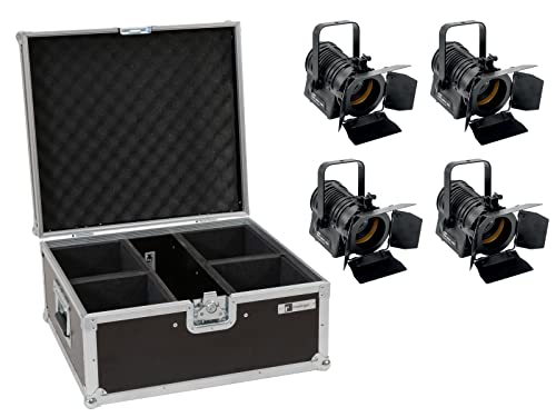 Eurolite Set 4X Led Tha-20Pc Trc Theater-Spot Bk + Custodia