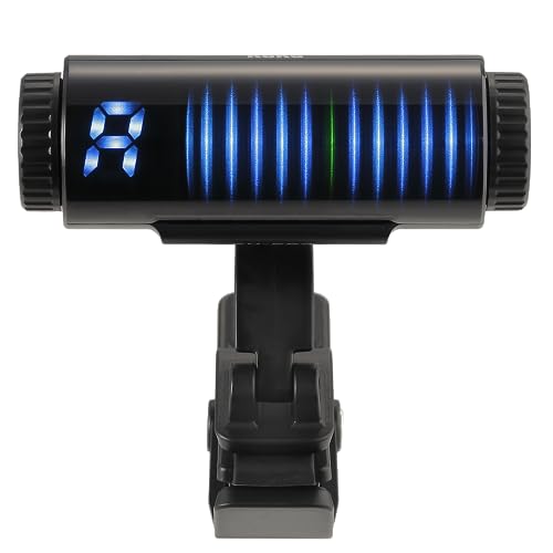Korg - Sledgehammer Pro,Accordatore Professionale Di Tipo Clip-On Per Chitarra O Basso,Display Meter 3D Ad Alta Visibilità,Corpo Tubolare Con Shuttle