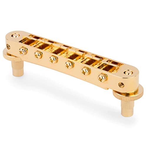 T3Bp-G Tuneomatic Zoll Gold, Gekerbt