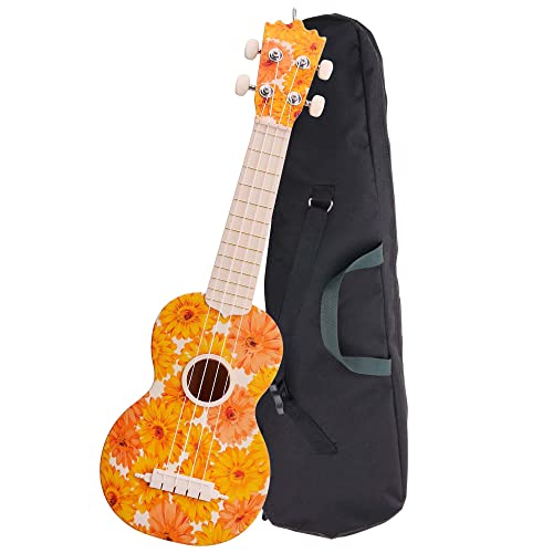 Classic Cantabile Beachbuddy Beachflower Ukulele Soprano Abs
