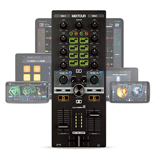 Reloop Mixtour Controller Da Dj Portatile Usb Multifunzione (Nero)