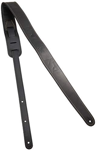 Fender Sangle Monogrammed Cuir Black