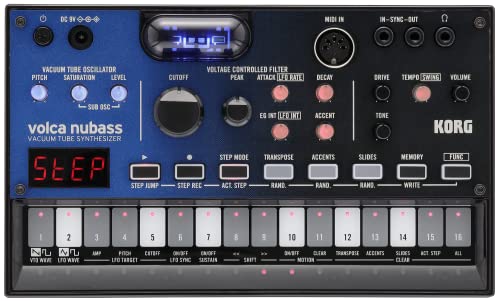 Korg Volca Nubass Sintetizzatore Analogico Con Oscillatore Valvolare