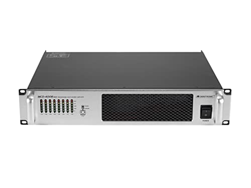 Omnitronic Mcd-4008 Mk2 - Amplificatore Pa A 8 Canali Con Alimentatore Switch, 4 Ohm: 8 X 500 W, 8 Ohm: 8 X 250 W