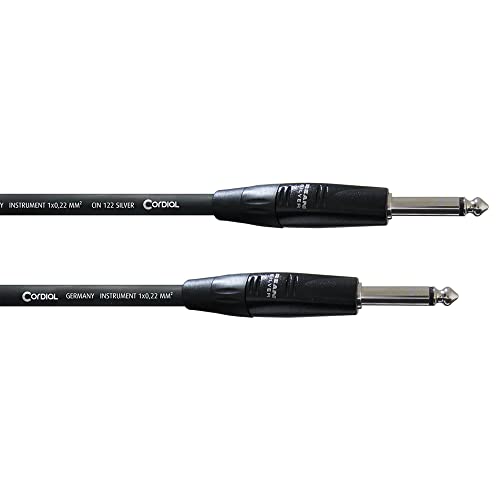 Cordial Cii 6 Pp - Cavo Per Chitarra E Altri Strumenti, Da Jack Mono 6,3 Mm A Jack Mono 6,3 Mm, Lunghezza 6 M