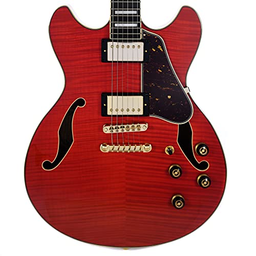 Ibanez As93Fm-Tcd Artcore Expressionist (Transparent Cherry Red) - Chitarra Semiacustica