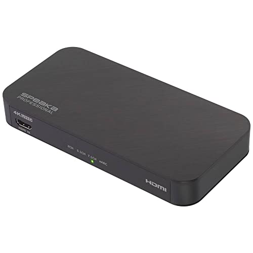 Speaka Professional Tv, Ricevitore, Audio Estrattore Sp-Hda-502 [Hdmi - Hdmi] 3840 X 2160 Pixel