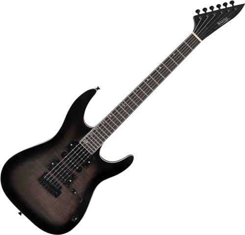Rocktile Pro J150-Tb Chitarra Elettrica Nera Trasparente