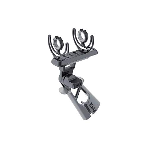 Røde Pg2-R Impugnatura A Pistola Con Supporto Antiurto Equipaggiato Con Doppio Supporto Rycote Lyre