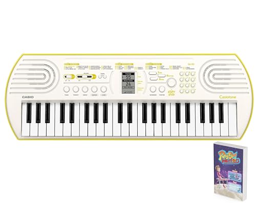 Casio Sa-80H5 Tastiera Mini-Keys 44 Tasti, Bianco/Verde