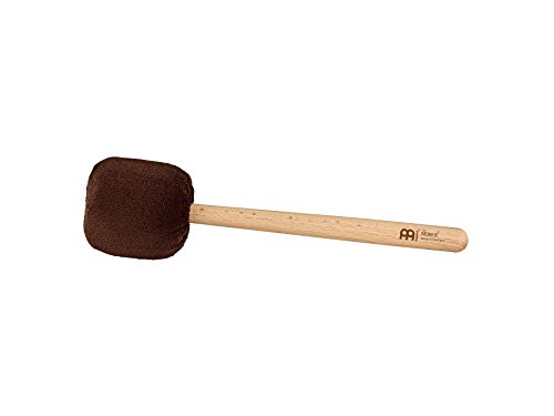 Sonic Energy Gong Mallet Small – Mallet Marrone Con Impugnatura In Faggio, Chai – Per Suonatori Di Gong, Meditazione, Percussioni – Lana Di Pecora, Pi