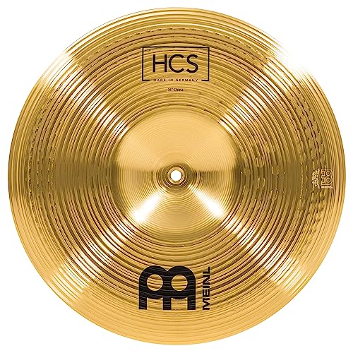 Meinl Cymbals Hcs Piatto China 16 Pollici (40,64Cm) Per Batteria – Finitura Tradizionale Ottone, Made In Germany (Hcs16Ch)