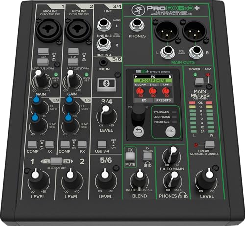 Mackie Profx6V3+ - Mixer Analogico