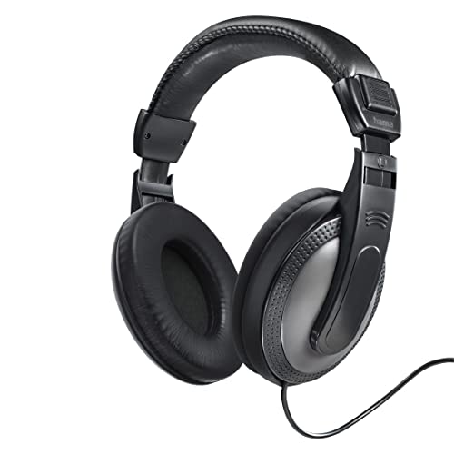 Hama Cuffie Audio Shell (Cuffie Circum-Ear Stereo, 20 Hz-20 Khz, 32 Ohm, 113 Db/Mw, Jack 3,52 Mm Maschio, Adattatore Jack 6,35 Mm Maschio Incluso, Cav