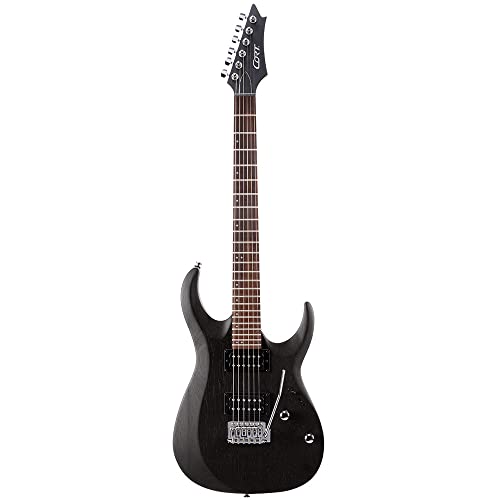 Cort B-001-1701-0 Chitarra Elettrica Solid Body Open Pore Black