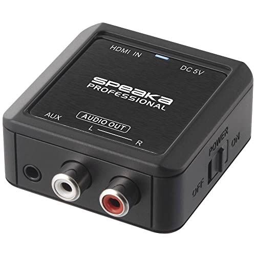 Speaka Professional Audio Convertitore [Hdmi - Rca]