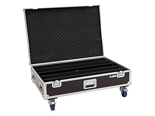 Roadinger Flightcase 4X Led Ip T-Pix 8 Qcl/T-Pix 12 Hcl Con Ruote