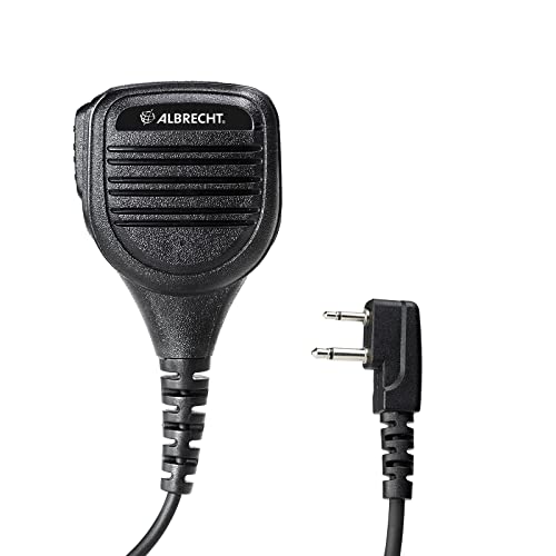 Albrecht Sm 600 41755 - Microfono Per Altoparlante, Spina L Con Connettore Da 3,5 Mm, Per Auricolari Esterni