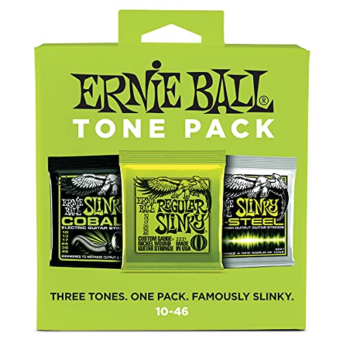 Ernie Ball, Regular Slinky Tone Pack, P03331, Corde Per Chitarra Elettrica, Diametro 10-46