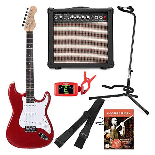 Rocktile Sphere Chitarra Elettrica, Set Classico Red