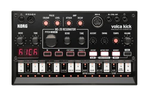 Korg Volca Kick Sintetizzatore Analogico Nero