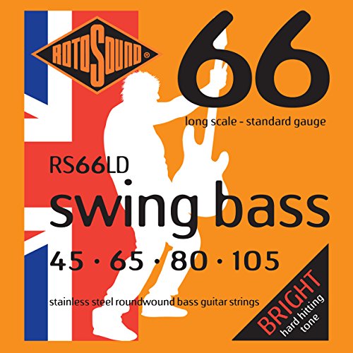 Rotosound, Corde Per Basso Rs66Ld (45-105) Orange Pack