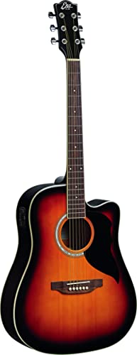 Eko - Ranger Cw Eq Brown Sunburst, Chitarra Acustica Cw Con Equalizzatore, Top In Abete, Fasce E Fondo In Tiglio, Manico Betulla E Tastiera South Amer