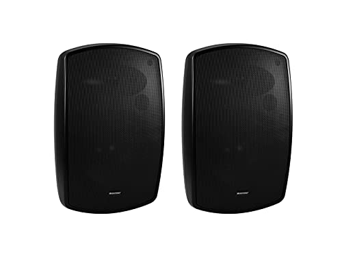 Omnitronic Od-8 Bk Coppia Di Diffusori A Parete Weatherproof
