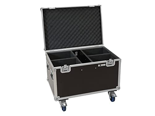 Roadinger Flightcase 4X Led Theatre Cob 200 Series Con Ruote