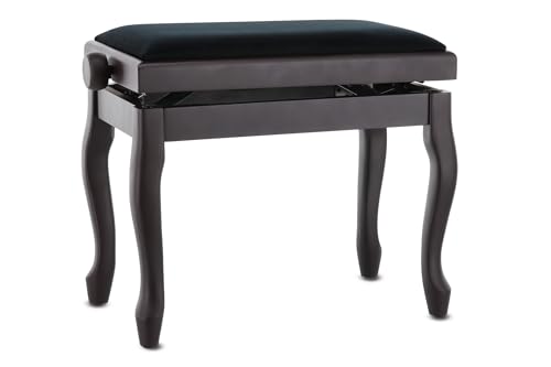Gewa 130360 Panca Per Piano Deluxe Classic Satinato, Legno, Palissandro Opaco